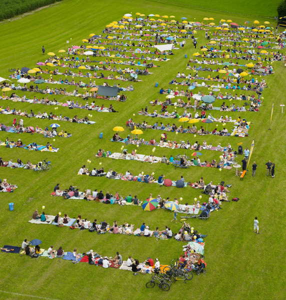 Kilometerlanger Picknickspaß am 